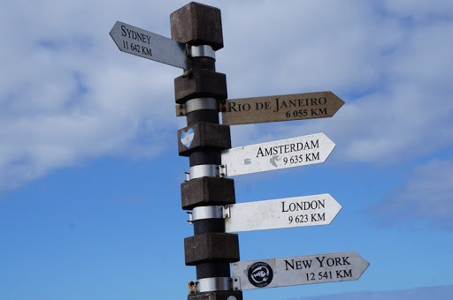 brown and gray road street signs at daytime photo