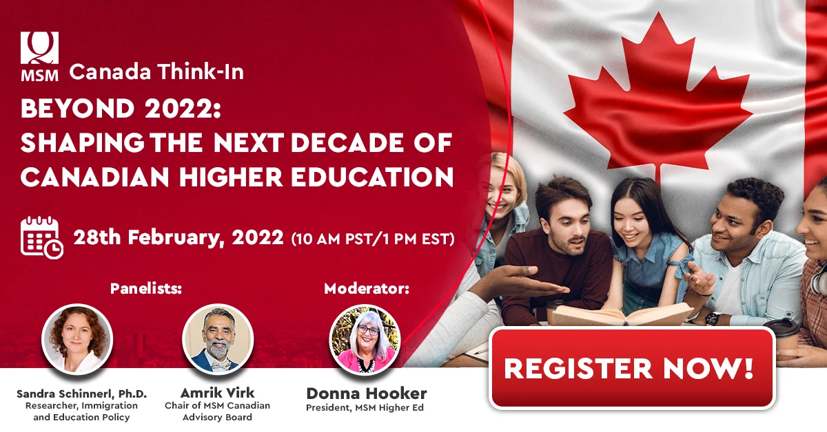 MSMWebinar-Beyond 2022, Shaping the Next Decade of Canadian Higher Education(bannerInvite)1200x628-MSMThinkInCanada