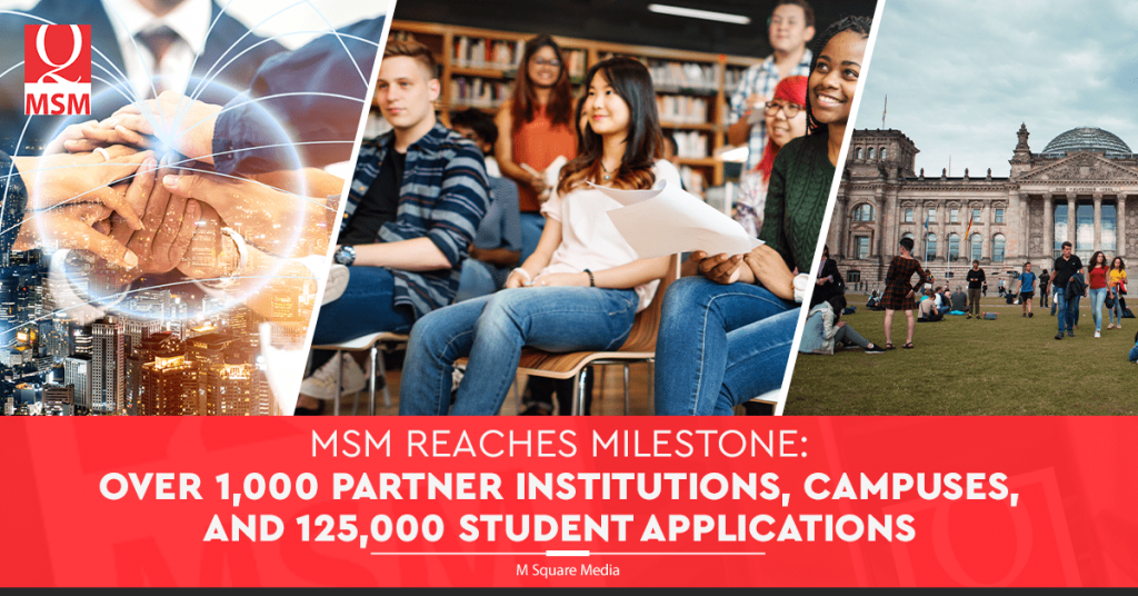 MSM Reaches Milestone: Over 1,000 Partner Institutions, Campuses, and 125,000 Student Applications