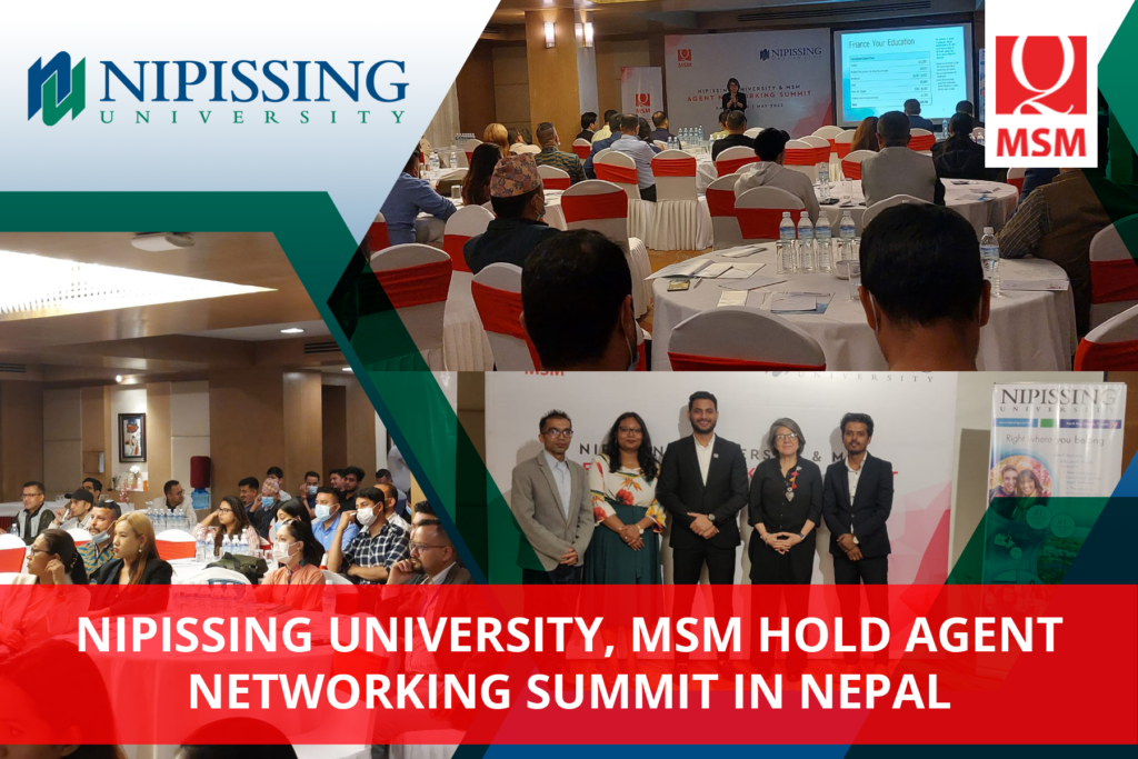 Nipissing University, MSM hold Agent Networking Summit in Nepal