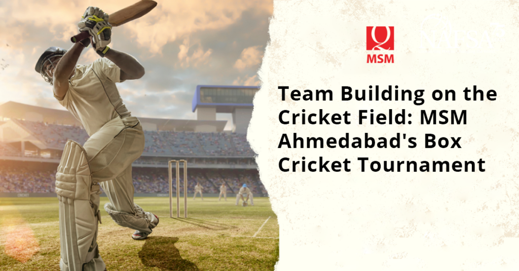 Team Building on the Cricket Field MSM Ahmedabads Box Cricket Tournament